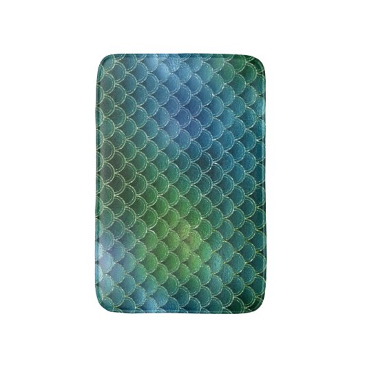 Mermaid Scale Badematte (Vorderseite Vertikal)