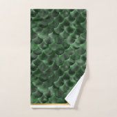 MERMAID SCALE LUXE GRÜNES BADEZIMMER TOWEL SET (Handtuch)