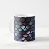 Mermaid Scale Muster Kaffeetasse (Vorderseite Links)