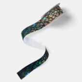 Mermaid Scaled Dragon Fantasy Satinband (Rückseite)