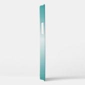 Mermaid Scales Aqua Handgeschriebener Name Gold Case-Mate iPhone Hülle (Rückseite / Rechts)