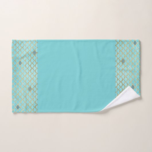 Mermaid Scales Badetuch Set (Handtuch)