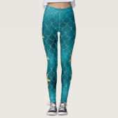 Mermaid Scales Blue Leggings (Vorderseite)