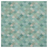 Mermaid Scales Blue Pattern Stoff (Muster)