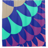 Mermaid Scales Duschvorhang (Vorderseite)