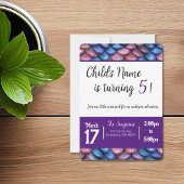 Mermaid Scales Einladung