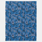 Mermaid Scales Fleecedecke (Vorderseite)