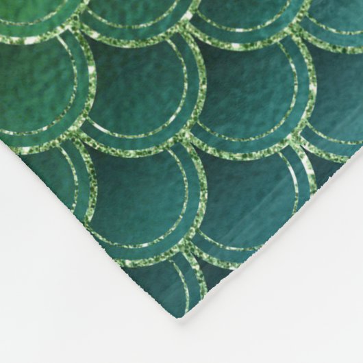 Mermaid Scales Fleecedecke (Ecke)