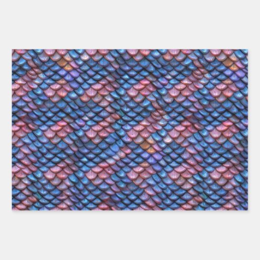 Mermaid Scales Geschenkpapier Set (Vorderseite 2)