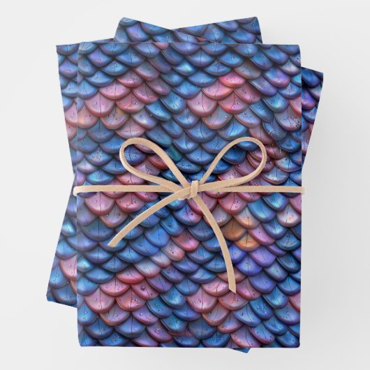 Mermaid Scales Geschenkpapier Set (Beispiel)