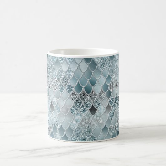 Mermaid Scales Glam #13 (Imitate Glitzer) #decor # Kaffeetasse (Mittel)