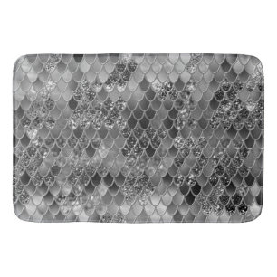 Mermaid Scales Glam #6 (Imitate Glitzer) #decor #a Badematte