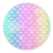 Mermaid Scales Keramik Cabinet Knob Keramikknauf (Vorderseite)