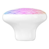 Mermaid Scales Keramik Cabinet Knob Keramikknauf (Seitenansicht)