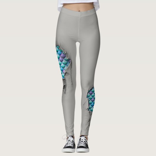 Mermaid Scales Leggings (Vorderseite)