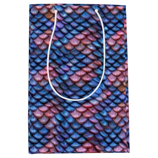 Mermaid Scales Mittlere Geschenktüte (Vorderseite)