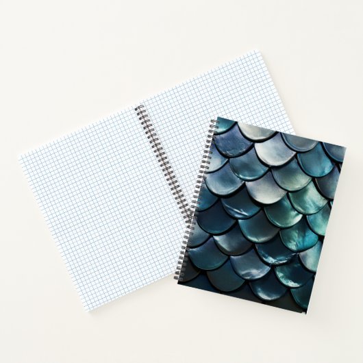 Mermaid Scales Notebook Notizblock (Innenseite)