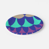 Mermaid Scales Pappteller (Schrägansicht)