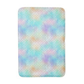 Mermaid Scales Pink Blue Badematte (Vorderseite Vertikal)