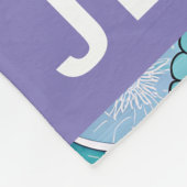 Mermaid Scales Seashell Pattern Fantasy Fleecedecke (Ecke)