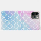 Mermaid Scales Watercolor Ombre Trendy Case-Mate iPhone Hülle (Rückseite (Horizontal))