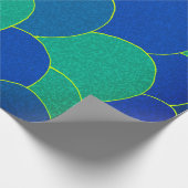 Mermaid Scales Wrapping Paper Geschenkpapier (Ecke)