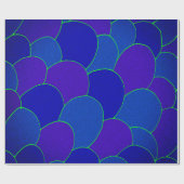 Mermaid Scales Wrapping Paper Geschenkpapier (Flach)