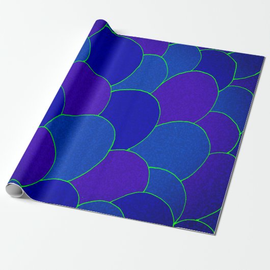 Mermaid Scales Wrapping Paper Geschenkpapier (Ungerollt)