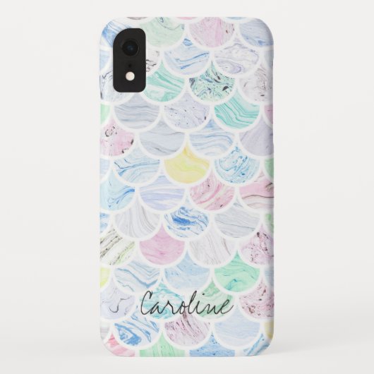 Mermaid Scallop-Muster Case-Mate iPhone Hülle (Rückseite)