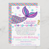 Mermaid Schlaflose-Einladung, Einladung der Meerju (Vorne/Hinten)