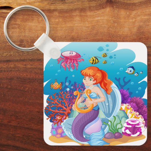 Mermaid Schlüsselanhänger (Vorderseite)