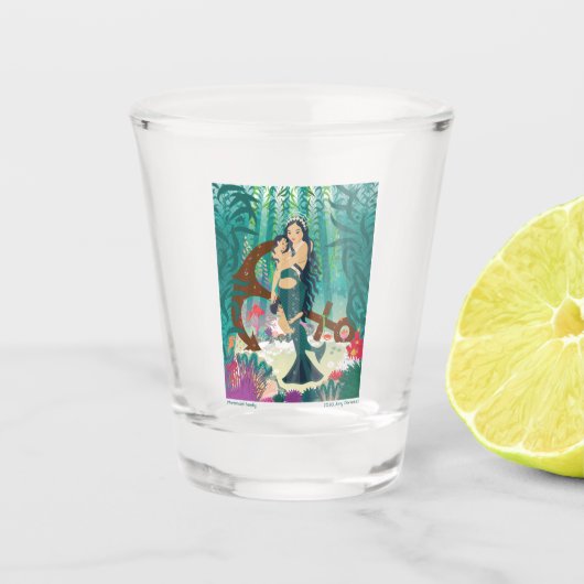 Mermaid Schnapsglas (Vorderseite)