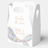 Mermaid Schwanz 1. Geburtstag Geschenkschachtel (Geöffnet)