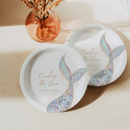 Mermaid Schwanz Birthday Pappteller