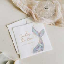 Mermaid Schwanz Birthday Serviette