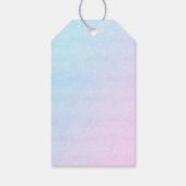 Mermaid-Schwanz Danke, dass Sie Shellebrating-Gast Geschenkanhänger (Rückseite)