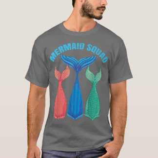 Mermaid Schwanz Fairytale Mermaid Squad Fantasy Me T-Shirt