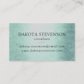 Mermaid Schwanz Fantasy | Sage Green Luster Brandi Visitenkarte (Rückseite)