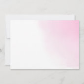 Mermaid Schwanz Foto Birthday Dankeskarte (Rückseite)