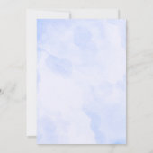 Mermaid Schwanz Girl Birthday Einladung (Rückseite)