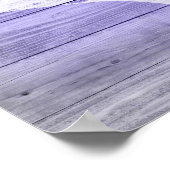 Mermaid-Schwanz-Holzhintergrund Poster (Ecke)