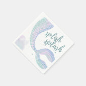 Mermaid Schwanz Napkins Serviette (Ecke)