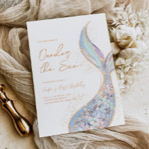 Mermaid Schwanz Oneder Sea Birthday