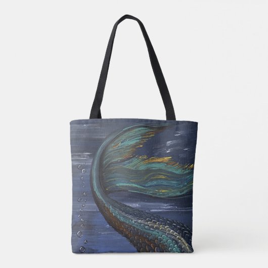 Mermaid-Schwanz Tasche (Rückseite)