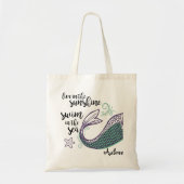 Mermaid Schwanz Tasche (Vorne)
