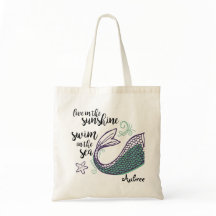Mermaid Schwanz Tasche