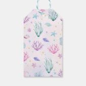 Mermaid Schwanz Under Sea Birthday Vielen Dank Geschenkanhänger (Rückseite)