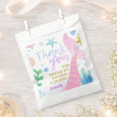 Mermaid Schwanz Under Sea Party Vielen Dank Geschenktütchen (Ausgeschnitten)