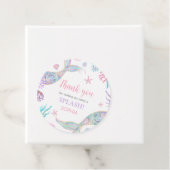 Mermaid-Schwanz Vierte Geburtstagspartei Geschenkanhänger (Beispiel)