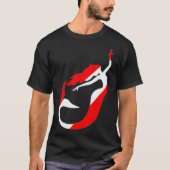 Mermaid Scuba Diving Flag Scuba Diving Flag T-Shirt (Vorderseite)